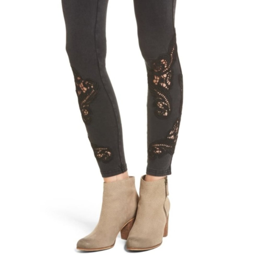 Bp. Lace Inset Leggings P2 - Picture 3 of 8